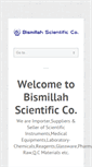 Mobile Screenshot of bismillahscientific.com